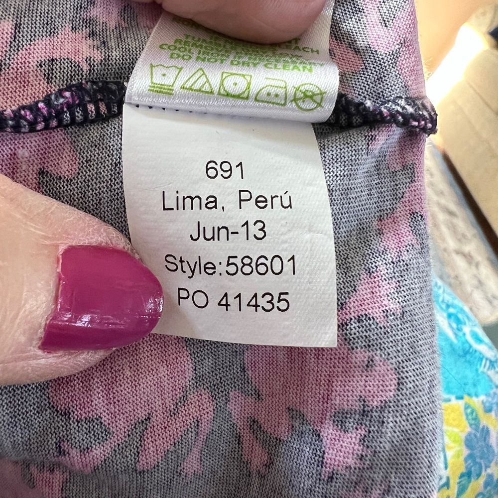 Lilly Pulitzer Gynneth Loco Patch Strapless Patchwork Dress Size 2 - Picture 6 of 9